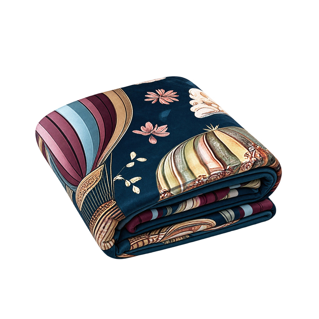 Plaid Cappadocia Bordeaux