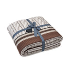 Plaid Tricot Treccia