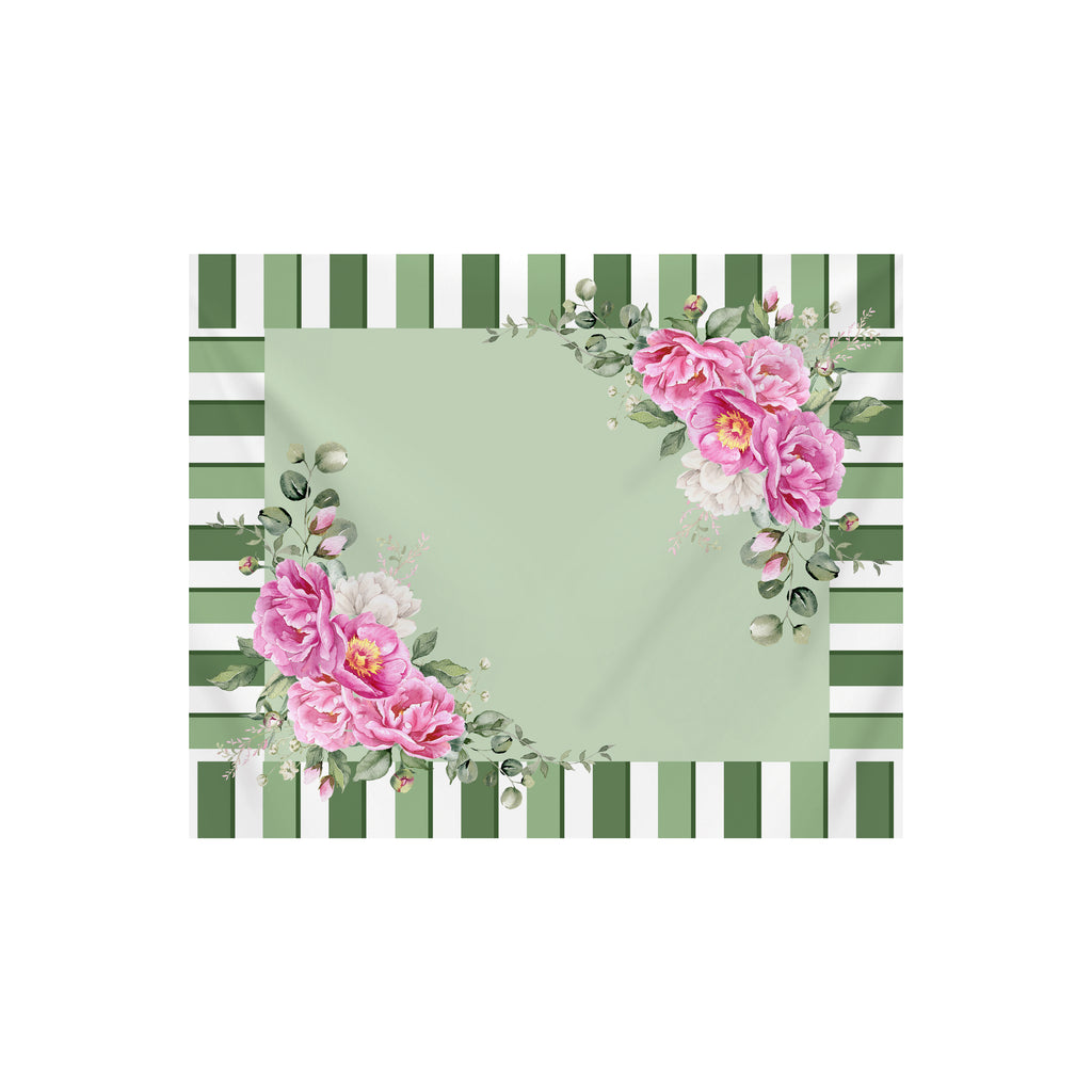 American Peony green 2-piece set