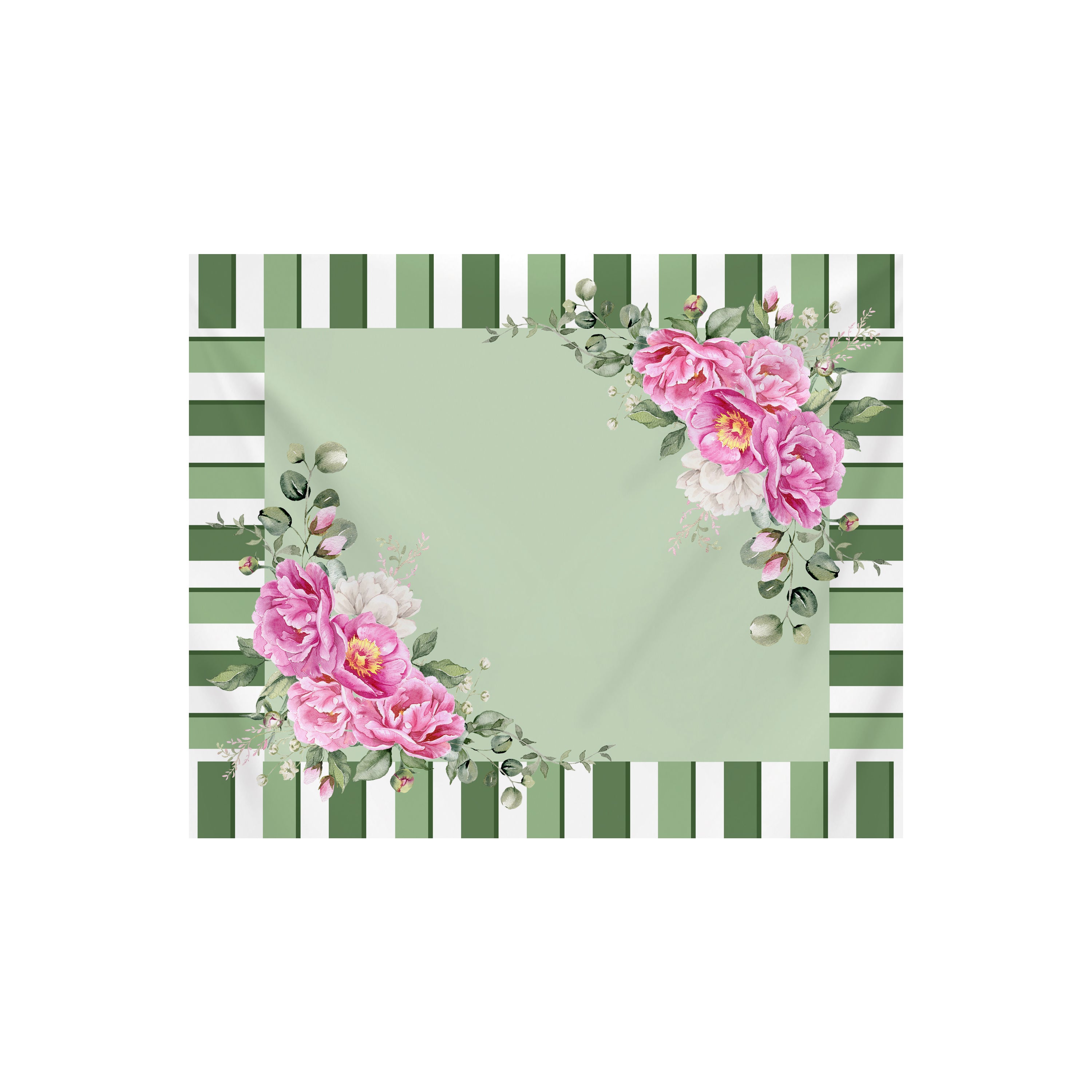 Americana Peony verde set da 2 pezzi