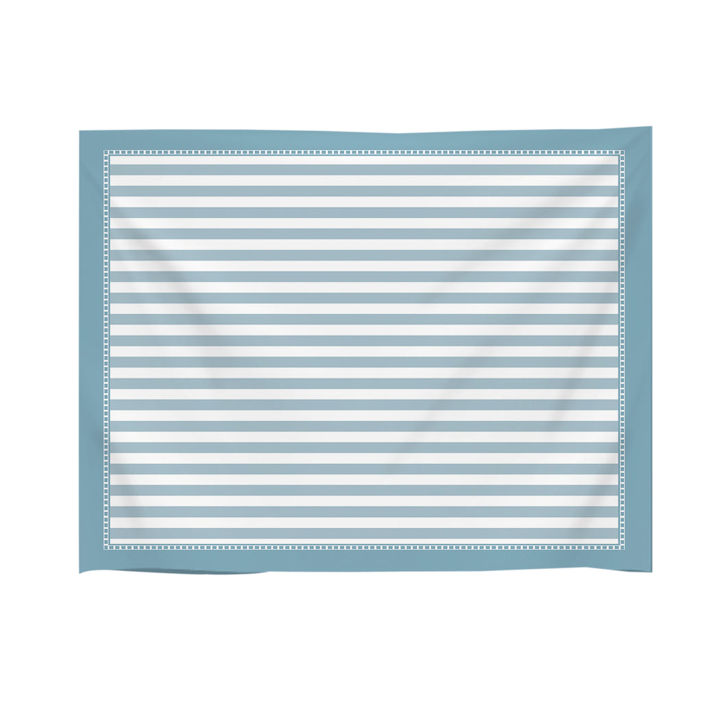 Dynamic Light Blue Tablecloth