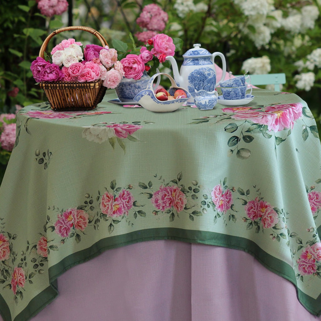 Tovaglia Peony verde