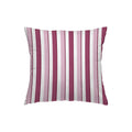 Peony striped pink cushion