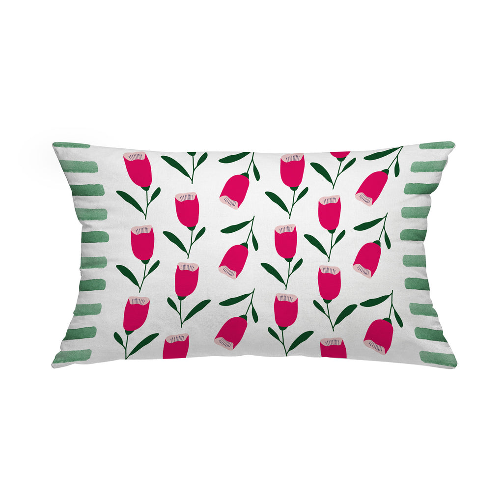 Cuscino Yoko fiori fucsia
