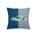Cuscino Aquarium Blu