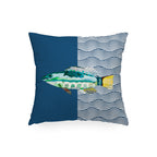 Cuscino Aquarium Blu