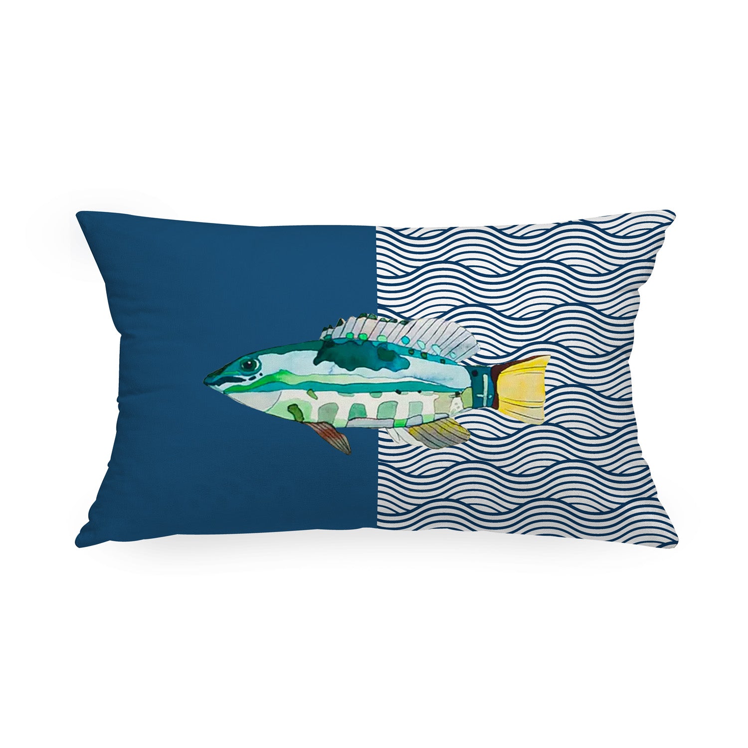 Cuscino Aquarium Blu