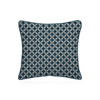 Cuscino Quadrato Giardino Blu