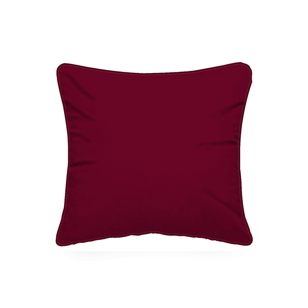 Cuscino Quadrato Eva Bordeaux