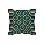 Cuscino Quadrato Greta Verde Geometrico