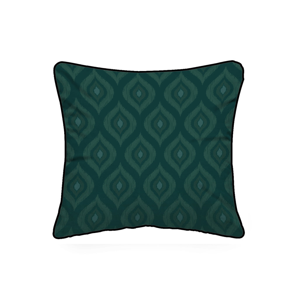 Cuscino Quadrato Greta Verde Fiori