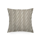 Cuscino Quadrato Tricot Treccia