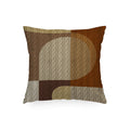 Cuscino Quadrato Tricot Astratto Cotto