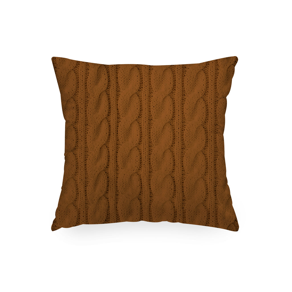 Cuscino Quadrato Tricot Astratto Cotto