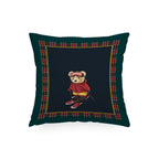 Cuscino Quadrato Sport Bear Sciatore