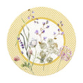 Sottopiatto rivestito Achillea Avorio set da 2 pezzi
