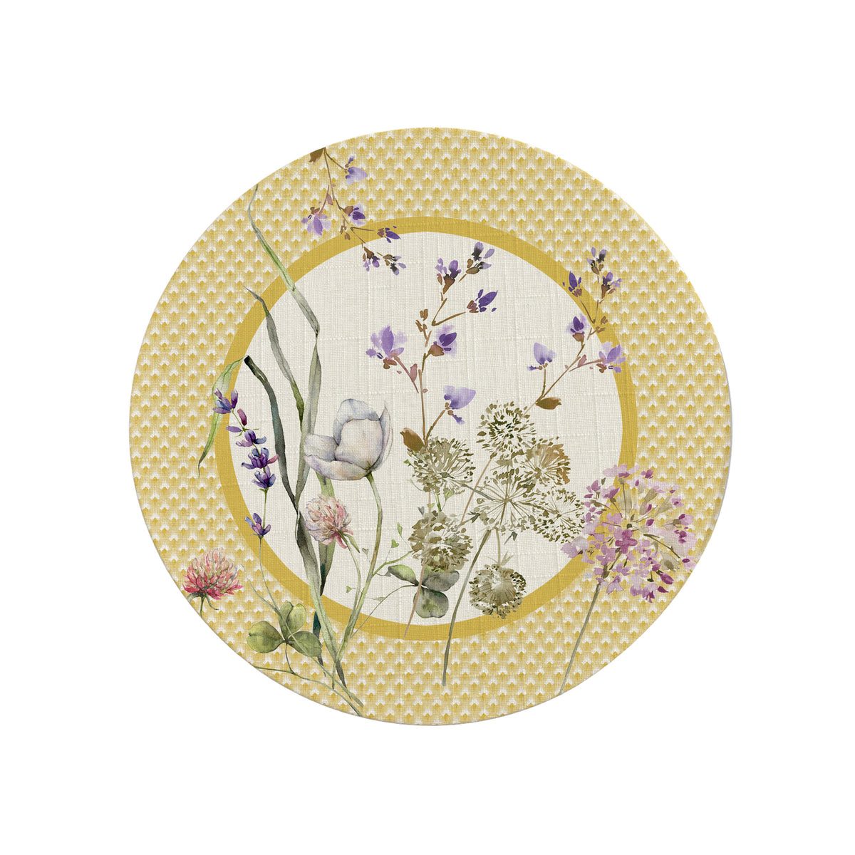 Sottopiatto Achillea Avorio (Set 2 Pezzi)