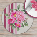 Sottopiatto Peony Rosa (Set 2 Pezzi)