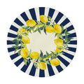 Sottopiatto rivestito Lemon set da 2 pezzi