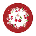 Cherry coated placemat 2-piece set