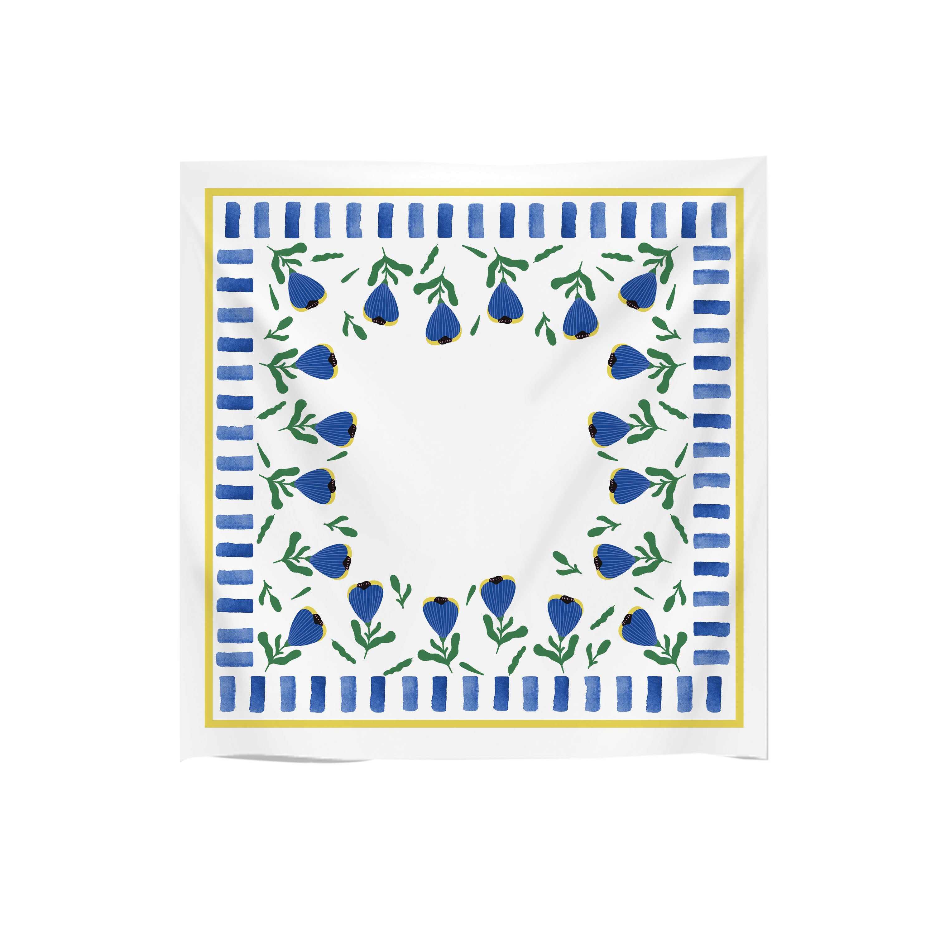 Centrotavola piazzato yoko fiori blu
