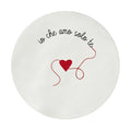 Sottopiatto rivestito Loving "io che amo solo te" set da 2 pezzi