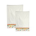 Indira white towels