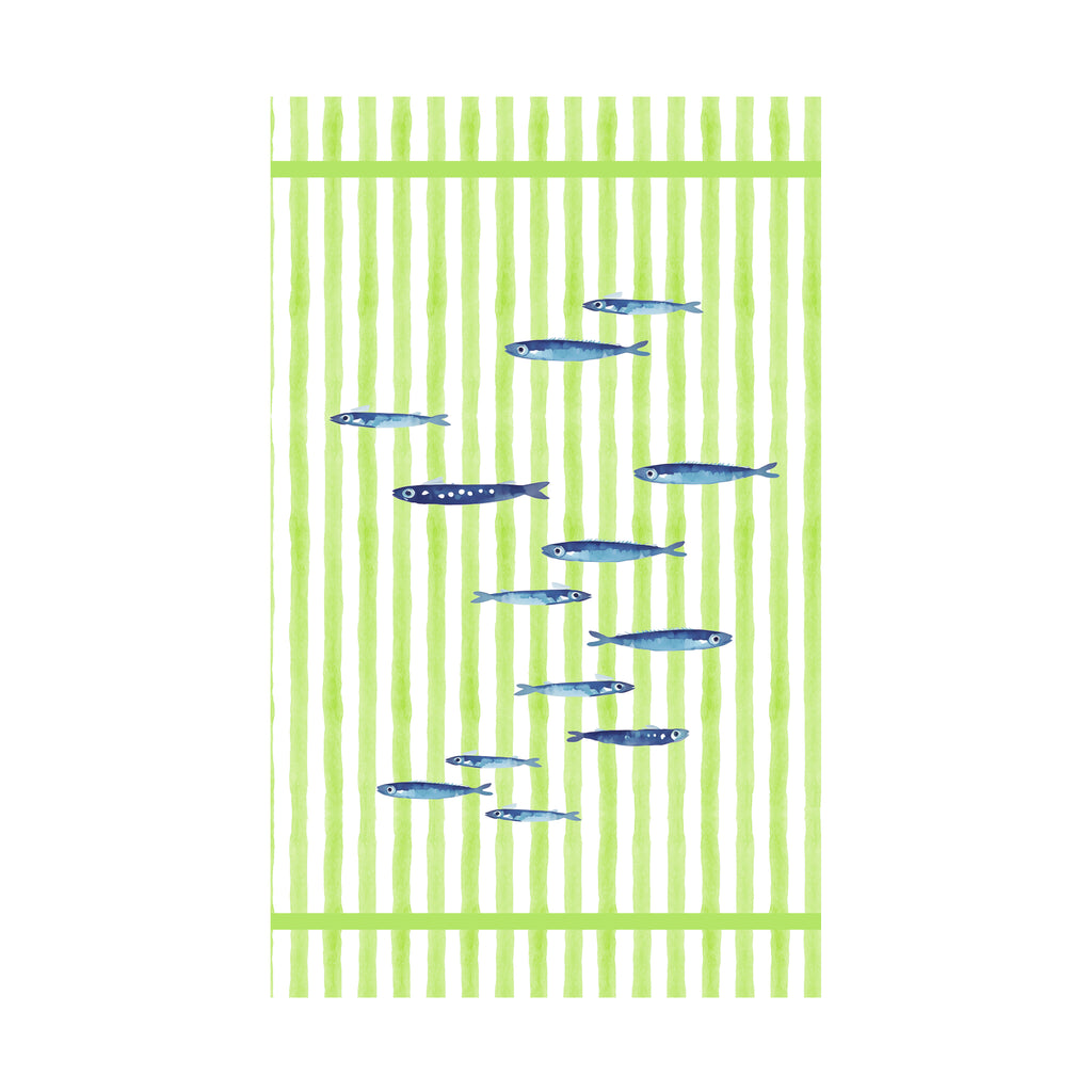 Maxi Sardine beach towel