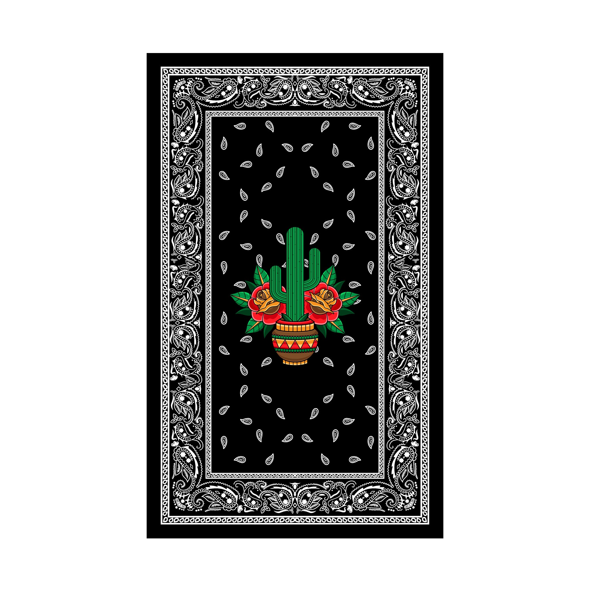 Maxi telo Tattoo Cactus