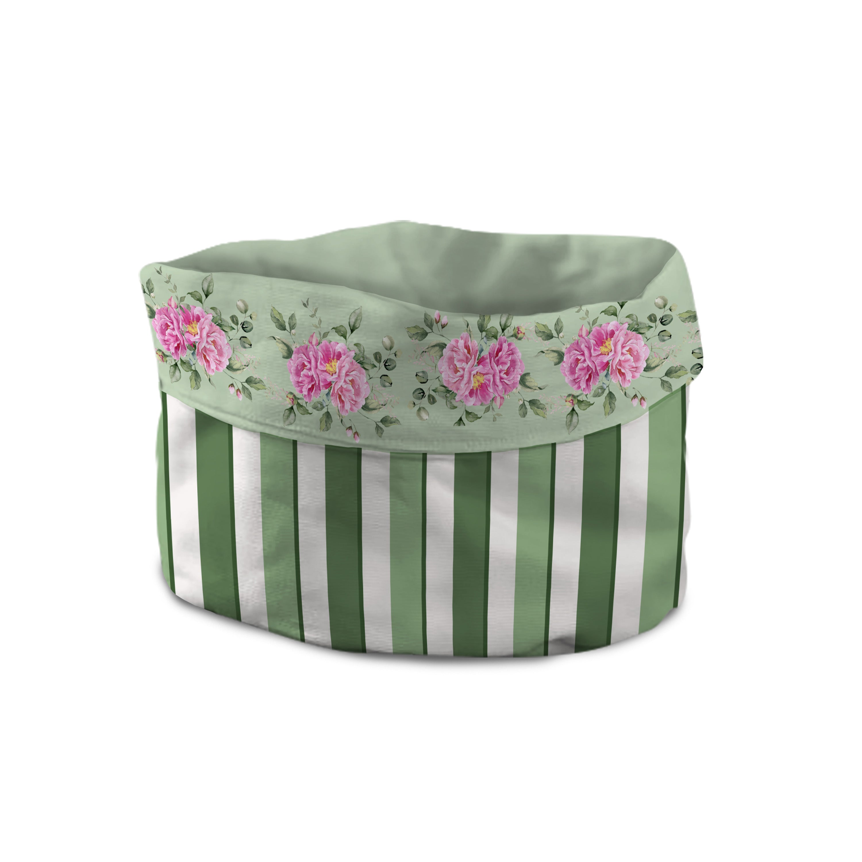 Cestino porta tutto Peony verde
