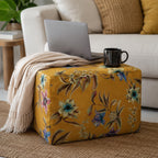 Pouf Quadrato Astor Senape