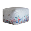 Aquarium Square Ottoman