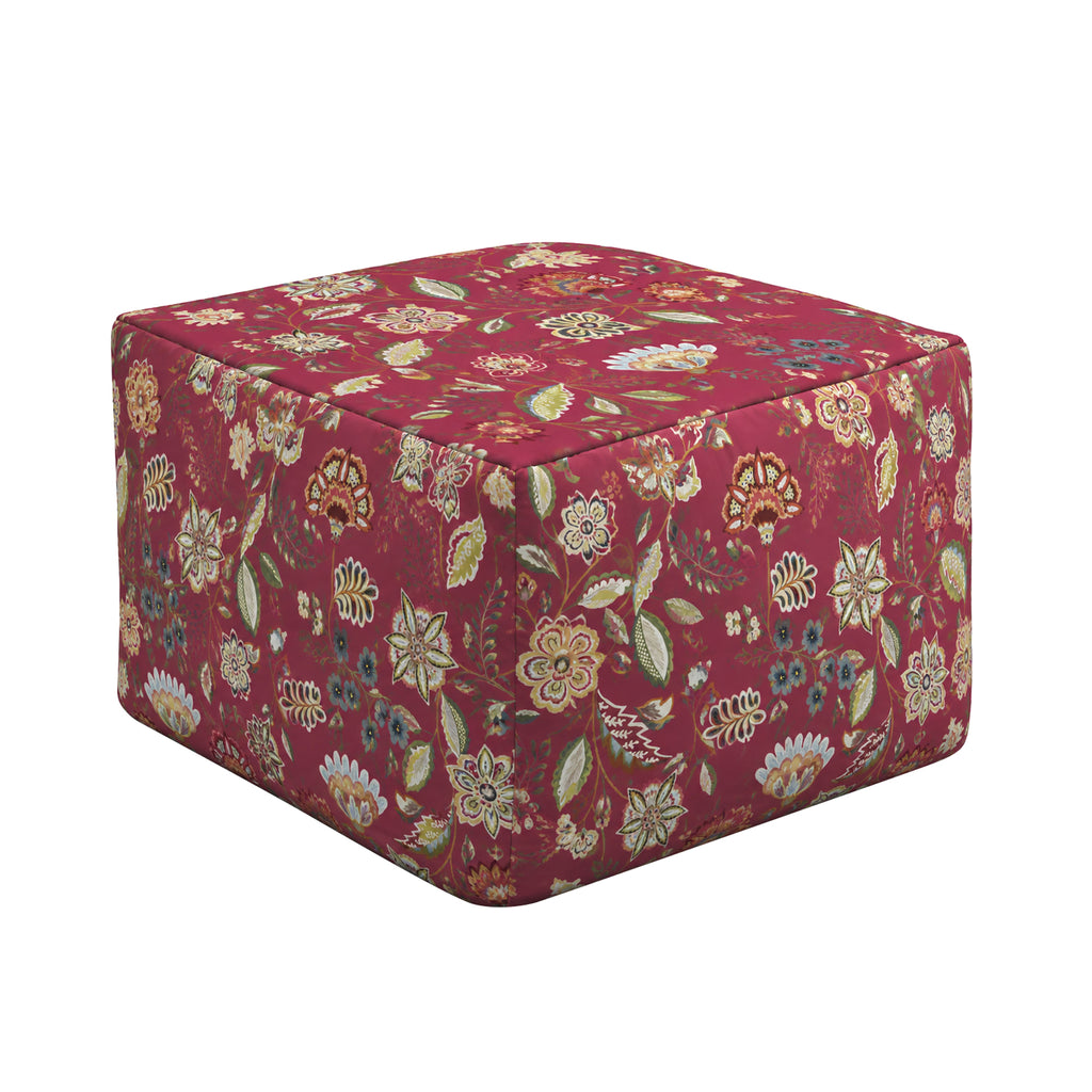 Pouf Quadrato Naim Magenta