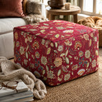 Pouf Quadrato Naim Magenta