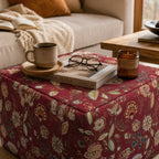 Pouf Quadrato Naim Magenta