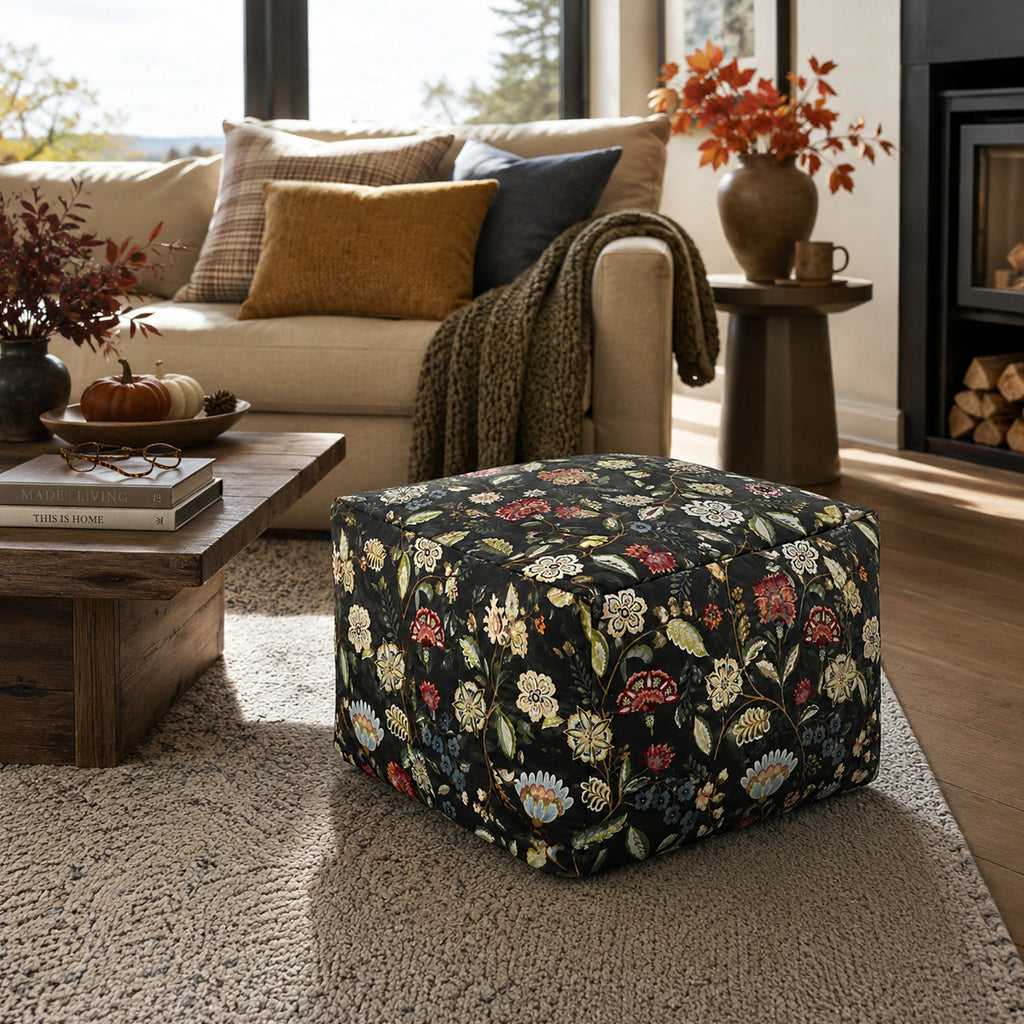 Pouf Quadrato Naim Grigio