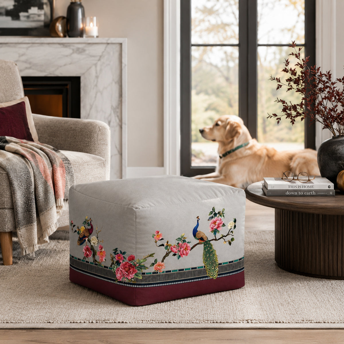 Pouf Quadrato Voliera