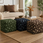 Pouf Quadrato Pois