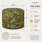 Pouf Rotondo Astor Verde