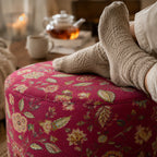 Pouf Rotondo Naim Magenta