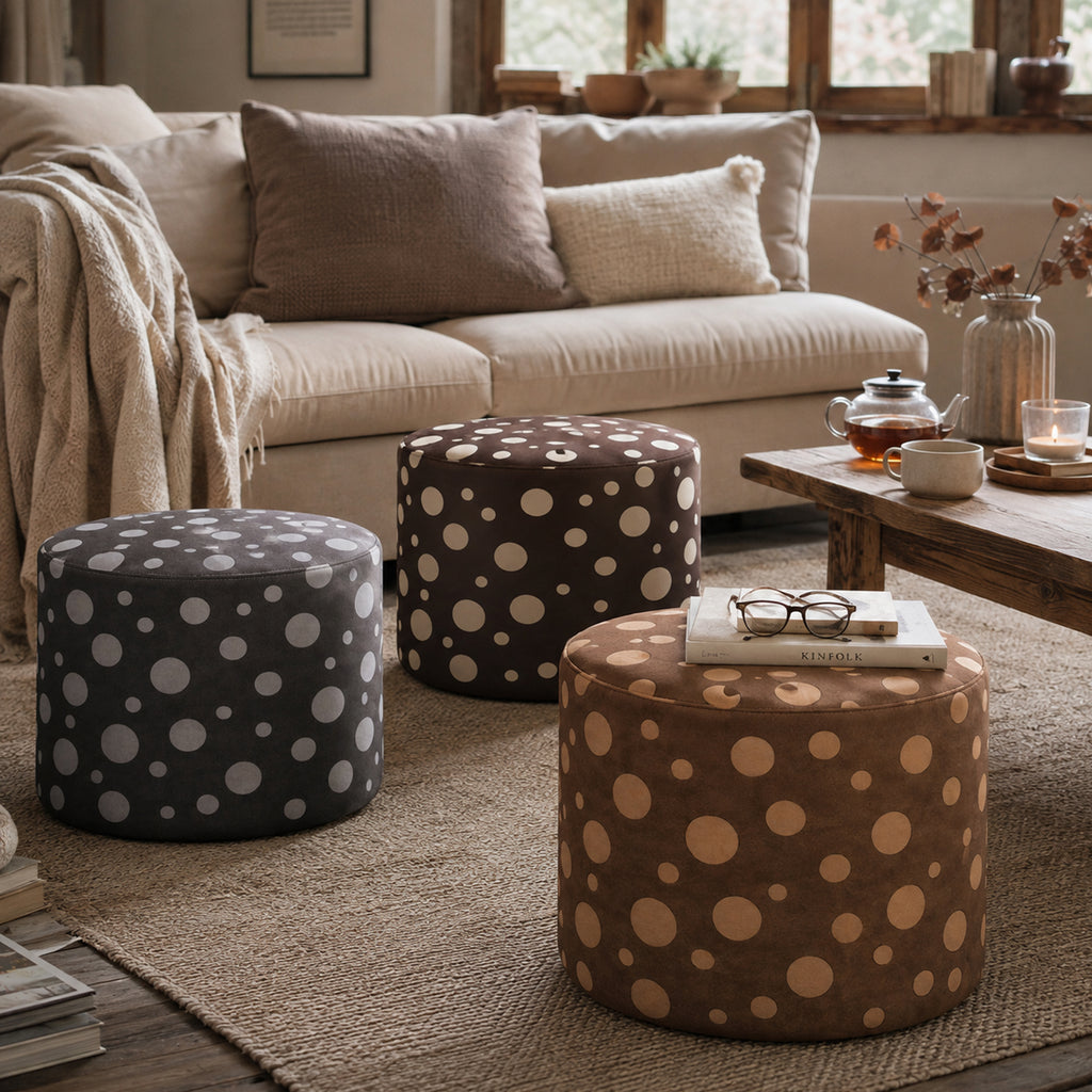 Pouf Rotondo Pois