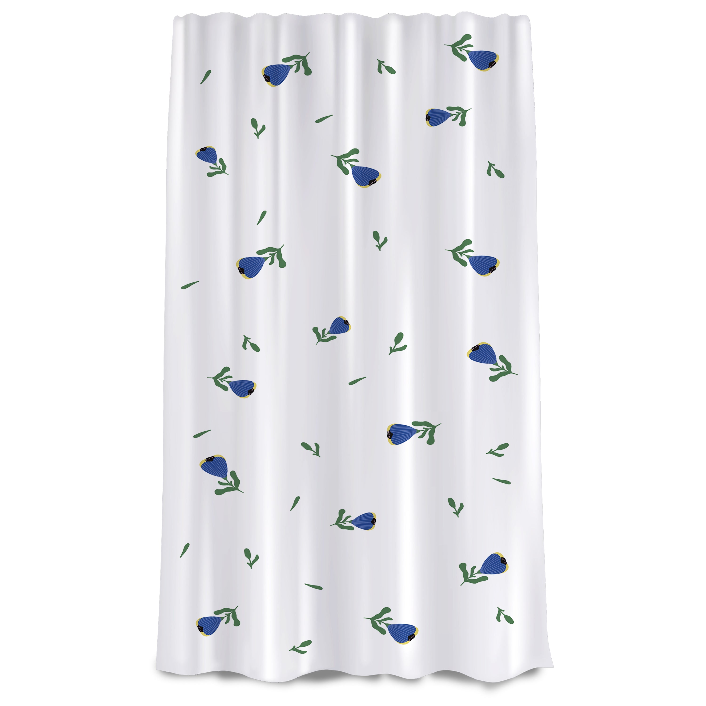 Tenda Yoko fiori blu