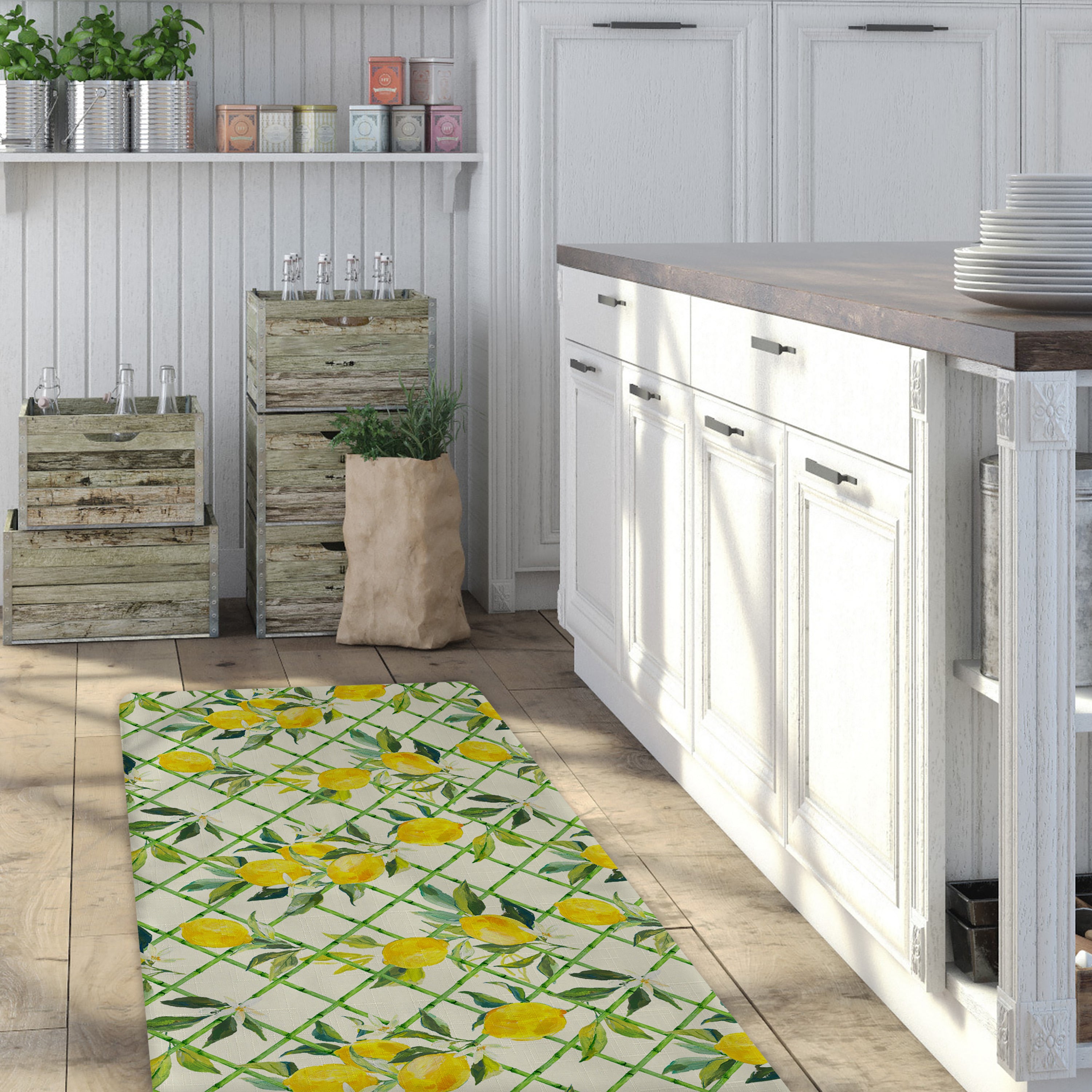 Lemon Kitchen Mat