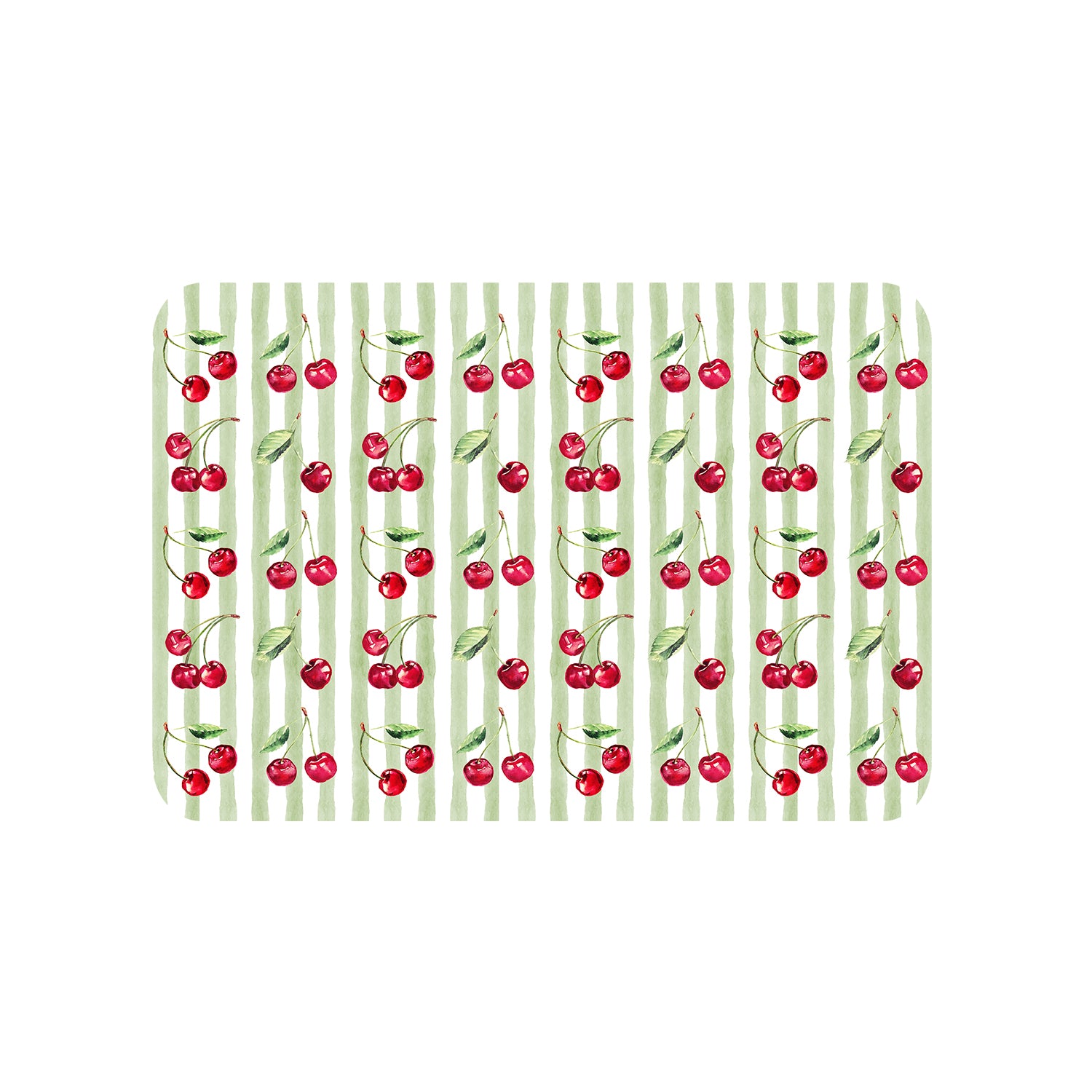 Cherry kitchen mat