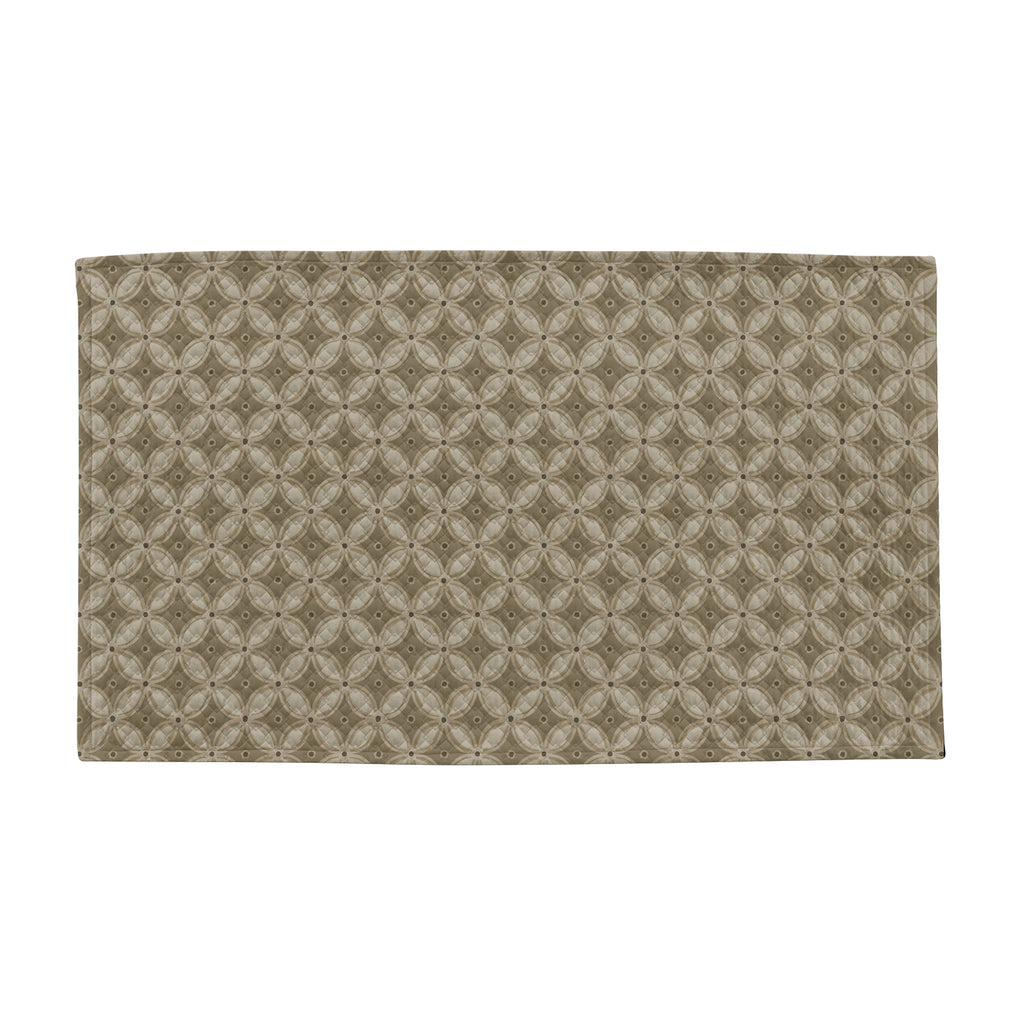 Tappeto Velluto Giardino Beige