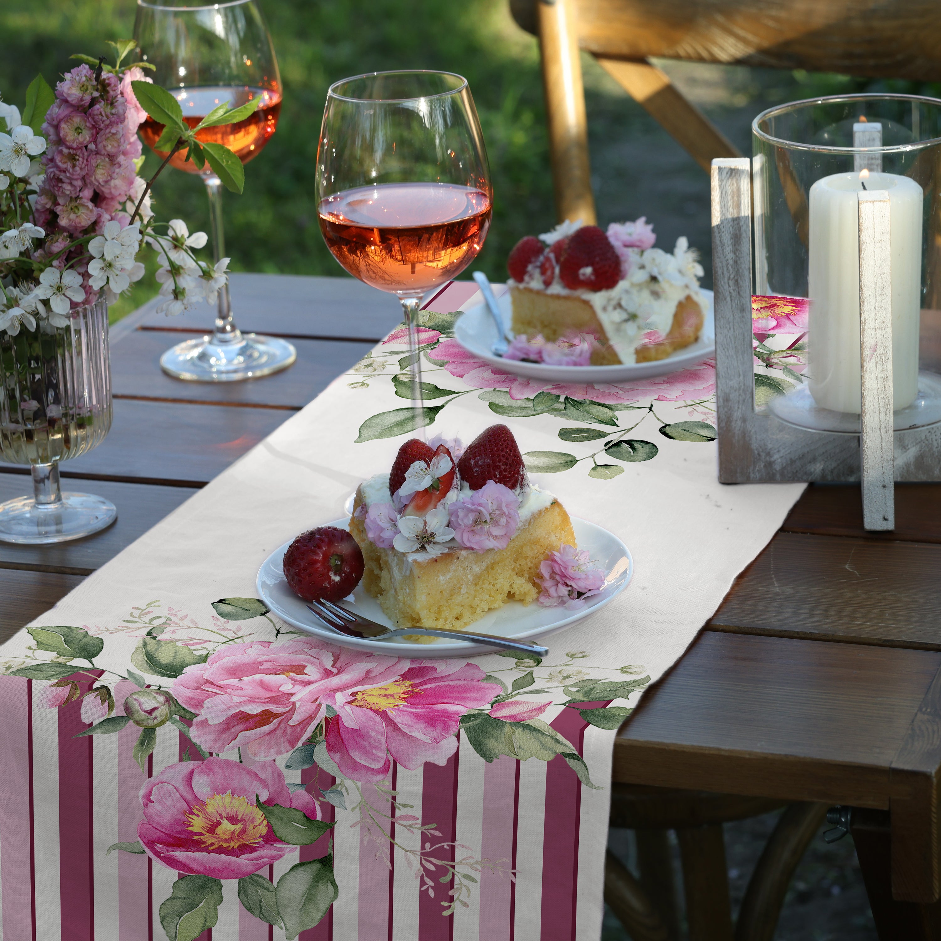 Runner Peony rosa